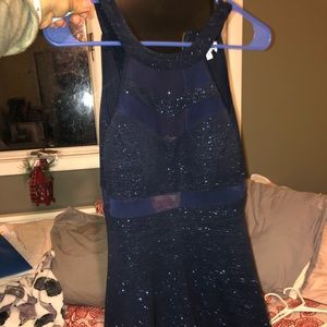 Navy blue juniors dress